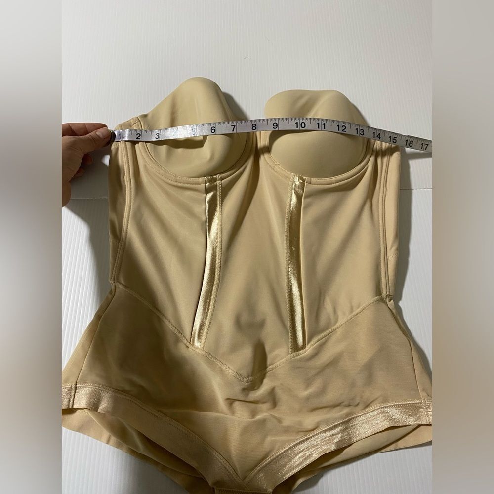 Maidenform Easy Up Strapless Firm Control Bodybriefer shapewear bodysuit 38C - Picture 8 of 13